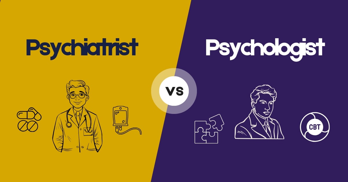 Psychiatrist vs Psychologist